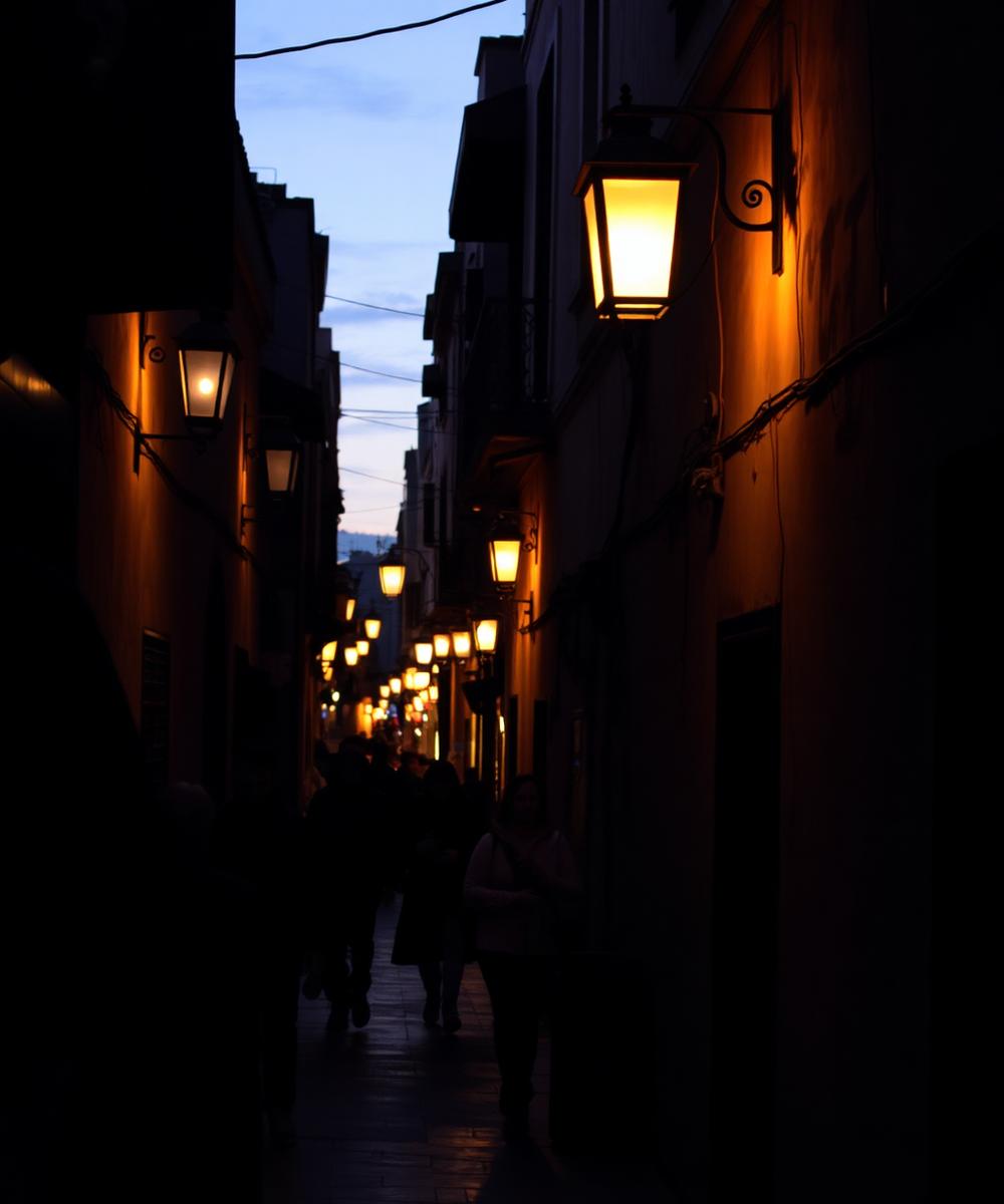 Fes medina at dusk
