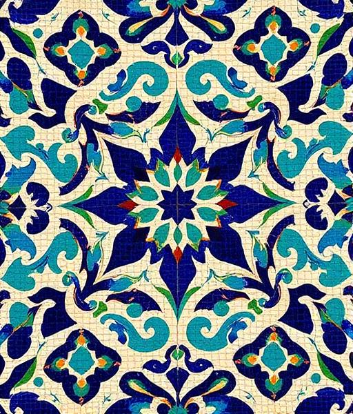 Zellij tile pattern