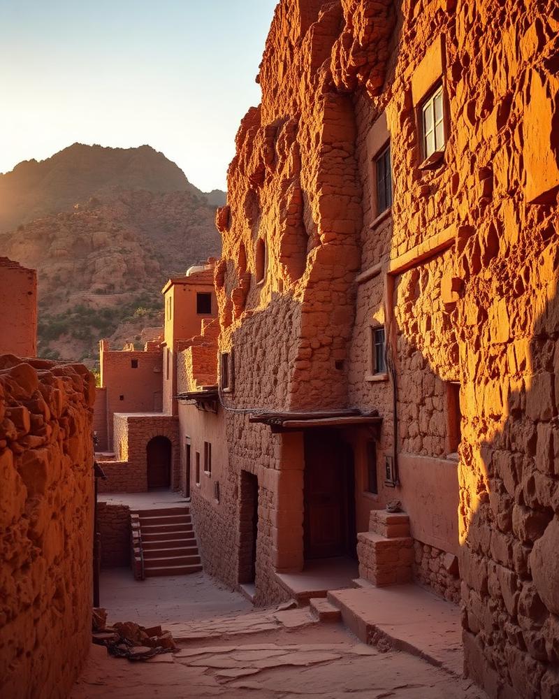 Atlas mountain village
